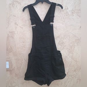Black overalls